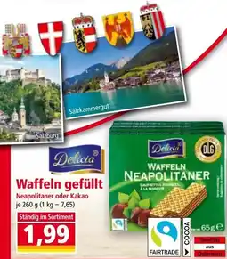 Norma Waffeln gefüllt Angebot