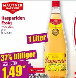 Norma Hesperiden Essig Angebot