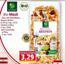 Norma Bio Müsli Angebot