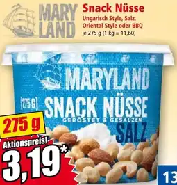 Norma Snack Nüsse Angebot