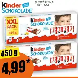 Norma Kinder schokolade Angebot