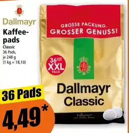 Norma Dallmayr Kaffee pads Angebot