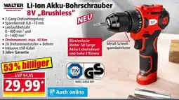 Norma Walter li-ion akku-bohrschrauber Angebot