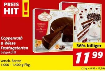 Nah&Frisch Coppenrath & Wiese Festtagstorten Angebot