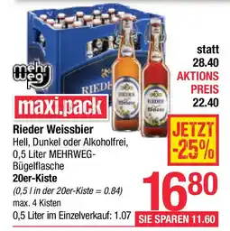 Maximarkt Maxi.pack rieder weissbier Angebot