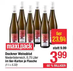 Maximarkt maxi.pack Dockner Weissblut Niederösterreich Angebot