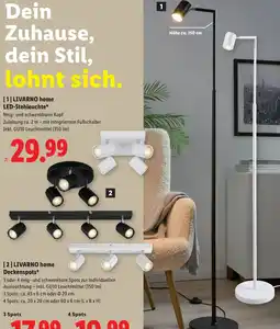 Lidl [2] livarno home deckenspots 4 spots: ca. 20 x 20 cm oder 60 x 6 cm (l x b x h) Angebot