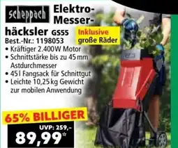 Norma |scheppach elektro- messer- Angebot