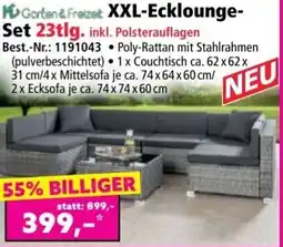 Norma Garten & freizeit xxl-ecklounge- set 23tlg. Angebot