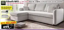 Norma Mobel ecksofa nice 230 x 140 cm Angebot