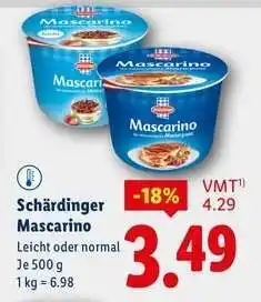 Lidl Schärdinger Mascarino Angebot