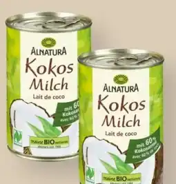 MPreis Alnatura Bio Kokosmilch Angebot