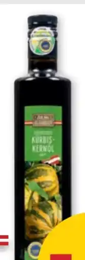 PENNY Ich bin Österreich Steirisches Kürbiskernöl Angebot