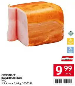 Transgourmet Greisinger kaiserschinken Angebot