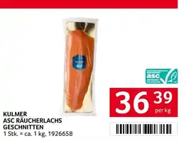 Transgourmet Kulmer asc räucherlachs geschnitten Angebot