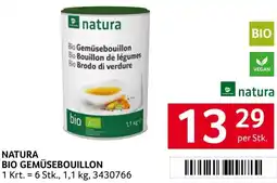 Transgourmet Natura bio gemüsebouillon Angebot