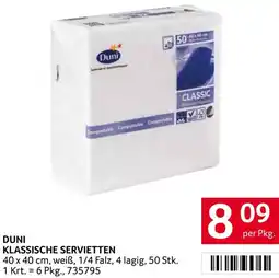 Transgourmet Duni klassische servietten Angebot