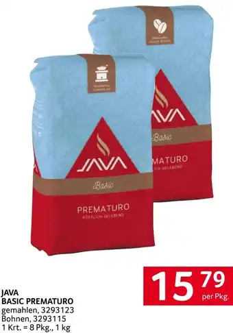 Transgourmet Java basic prematuro Angebot