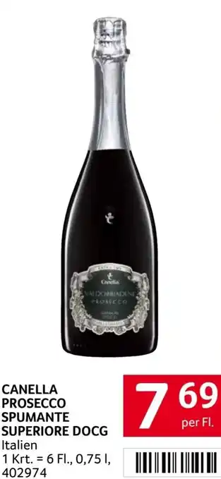 Transgourmet Canella prosecco spumante superiore docg Angebot