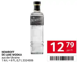 Transgourmet Nemiroff de luxe wodka Angebot