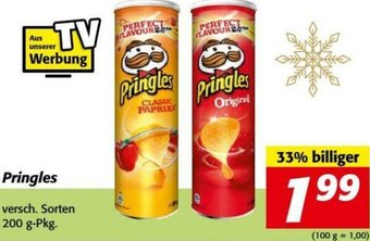 Nah&Frisch Pringles 200g Angebot