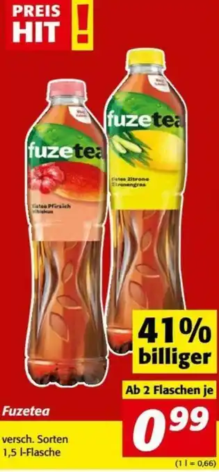 Nah&Frisch Fuzetea 1,5 L Angebot