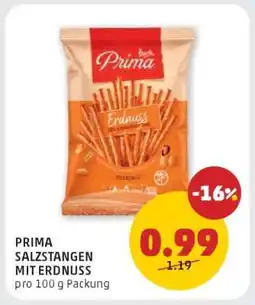 PENNY Prima salzstangen mit erdnuss Angebot