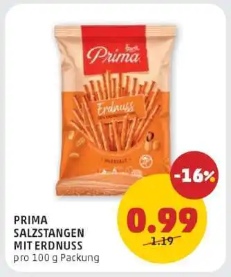 PENNY Prima salzstangen mit erdnuss Angebot