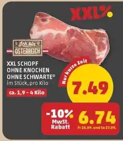 PENNY Xxl schopf ohne knochen ohne schwarte Angebot