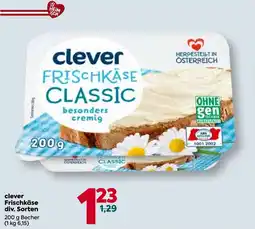 Billa Clever frischkäse Angebot