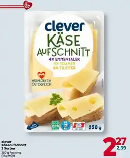 Billa Clever käseaufschnitt Angebot