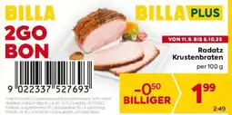 Billa Radatz krustenbraten Angebot