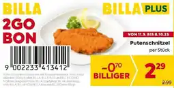 Billa Putenschnitzel Angebot