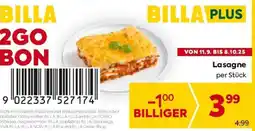 Billa Lasagne Angebot