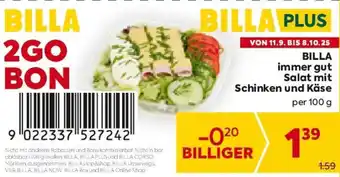 Billa Billa immer gut salat mit schinken und käse Angebot