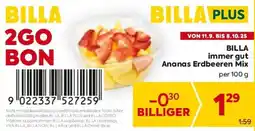 Billa Billa immer gut ananas erdbeeren mix Angebot