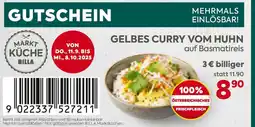 Billa Gelbes curry vom huhn Angebot