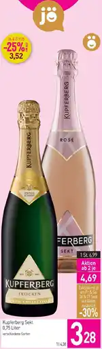 Sutterlüty Kupferberg sekt Angebot