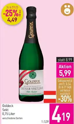 Sutterlüty Goldeck sekt Angebot