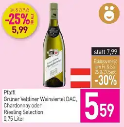 Sutterlüty Pfaffl grüner veltliner weinviertel dac, chardonnay oder riesling selection Angebot