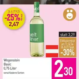 Sutterlüty Wegenstein basic Angebot