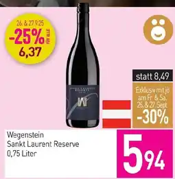 Sutterlüty Wegenstein sankt laurent reserve Angebot