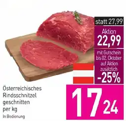 Sutterlüty Österreichisches rindsschnitzel geschnitten Angebot