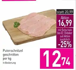 Sutterlüty Putenschnitzel geschnitten Angebot
