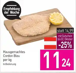 Sutterlüty Hausgemachtes cordon bleu Angebot
