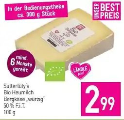 Sutterlüty Sutterlüty's bio heumilch Angebot