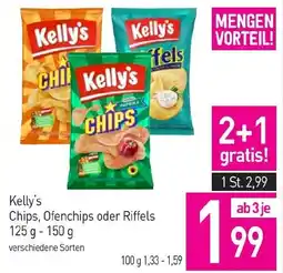 Sutterlüty Kelly's chips ofenchips oder riffels Angebot