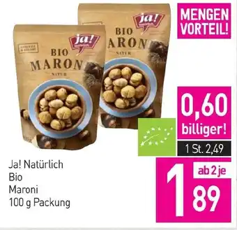 Sutterlüty Ja! natürlich bio maroni Angebot