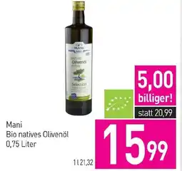 Sutterlüty Mani Bio natives Olivenöl Angebot