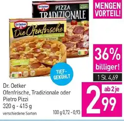 Sutterlüty Dr Oetker Ofenfrische, Tradizionale oder Pietro Pizzi Angebot